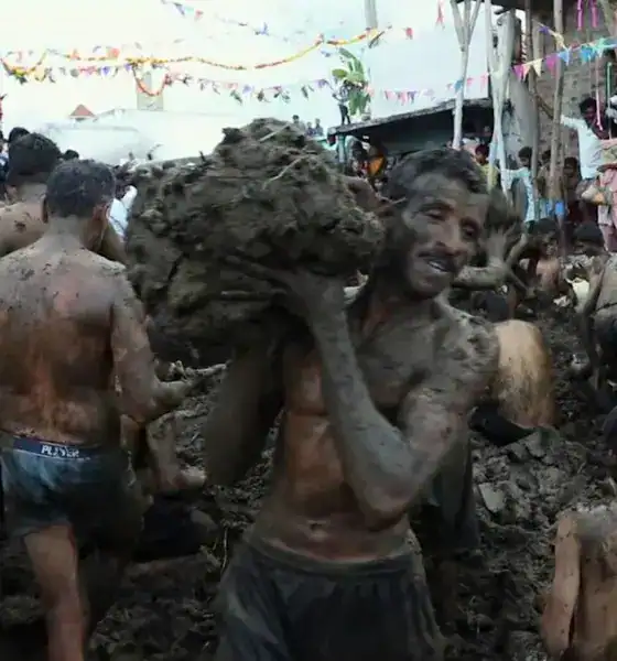 LA BATALLA DE ESTIÉRCOL EN LA INDIA