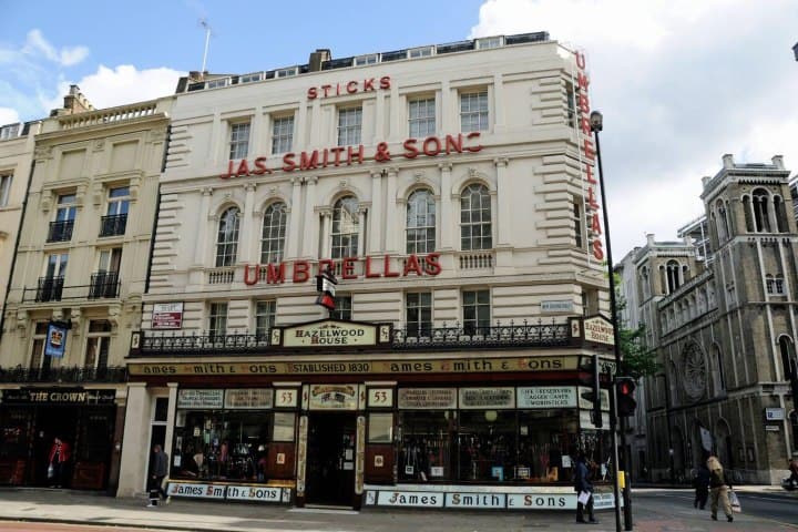 11. Local de James Smith & Sons. Foto - Alamy