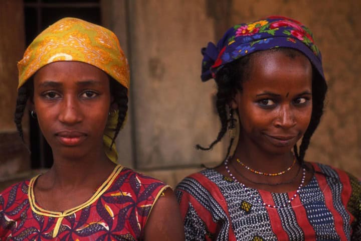 2. Mujeres de la tribu fulani. Foto - Alamy