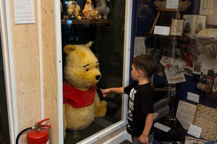 3. Niño en Pooh’seum de Pooh Corner. Foto - @misskatalea (Instagram)