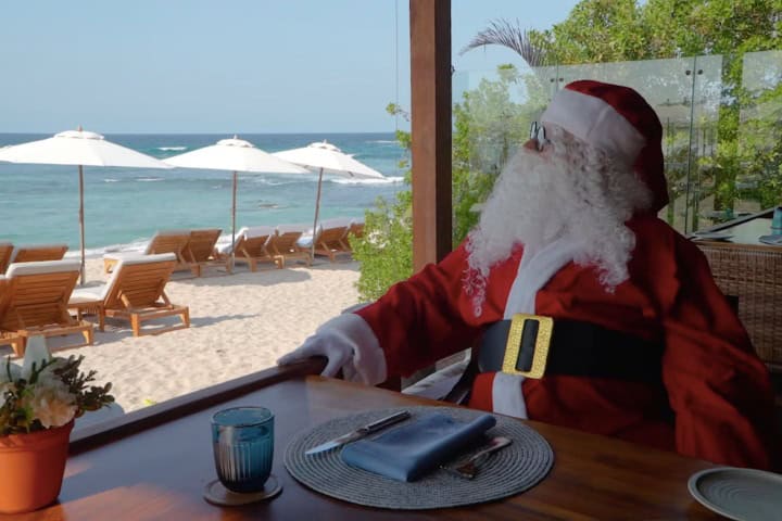 3. Santa Claus en Punta Mita. Foto - Punta Mita