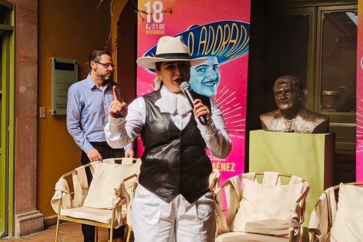 4. Zila Figueroa en la presentación del festival "El Rey" 2022. Foto - Zila Dafné Figueroa (Facebook)