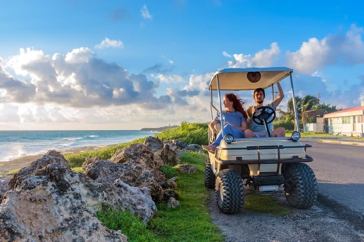 5. Recorrido en carritos de golf por Isla Mujeres. Foto - Hoteles