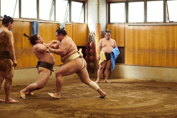 5. Luchadores de sumo. Foto - Alamy