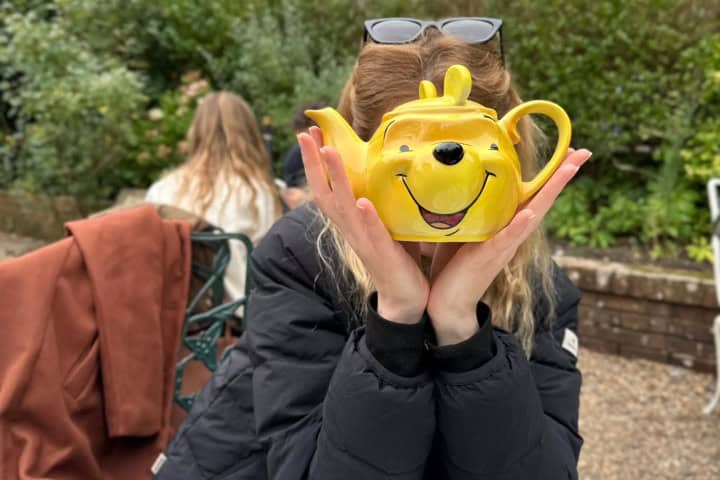 6. Visitante a Pooh Corner. Foto - @gleisa.opaloski (Instagram)