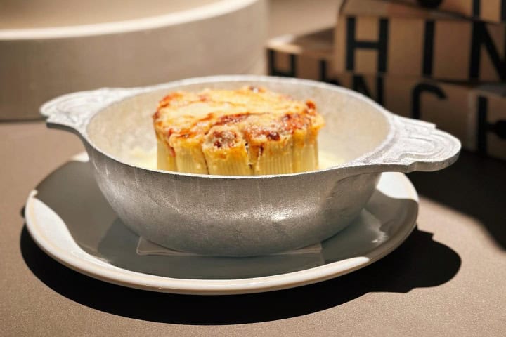 6. Macarrones de Messi. Foto - @hincha_mim (Instagram)