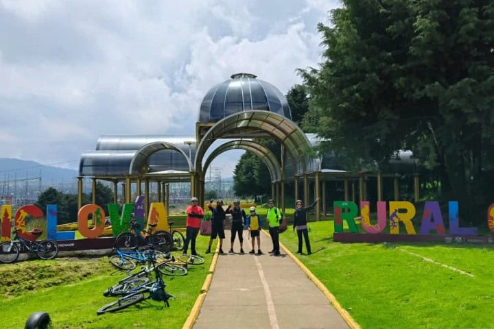 6. Ciclistas al final de la ruta. Foto - @chaa_mexico (Instagram)