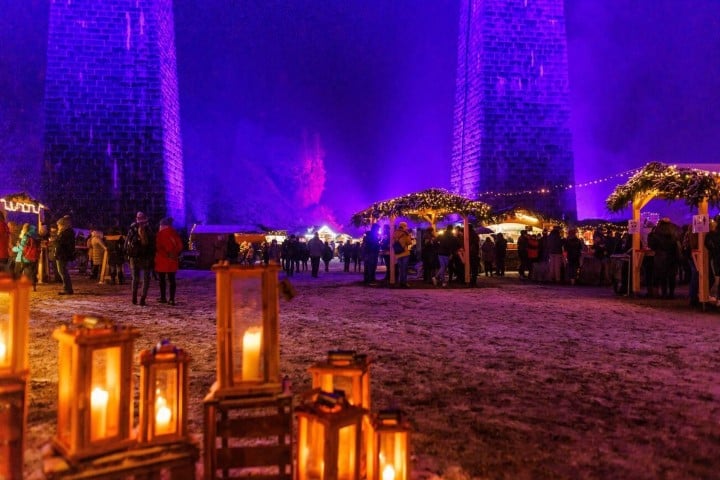 7. Mercado Navideño de Ravenna Gorge. Foto - Alamy
