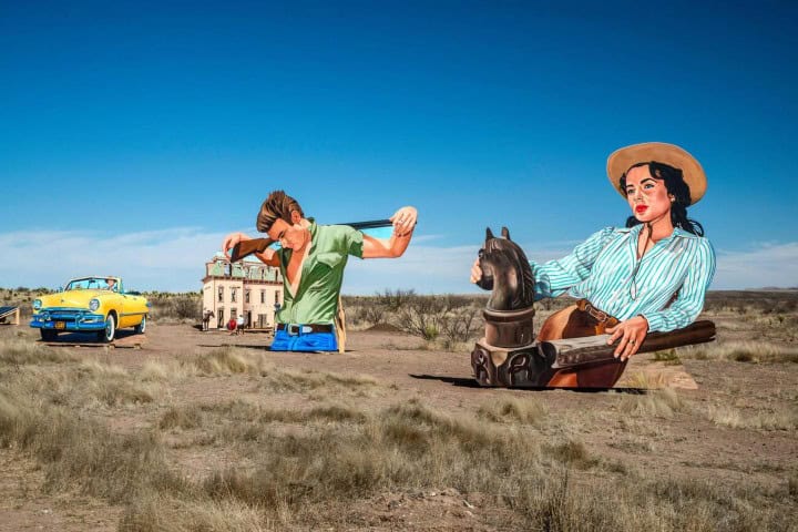 7. Giant Marfa Mural. Foto - Alamy