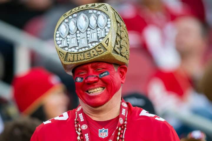 7. Aficionado de los 49ers. Foto - Alamy