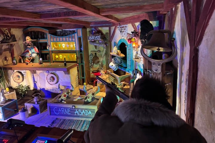 8. Tiro con rifle en Casa Bonita. Foto - @keystone80435 (Instagram)