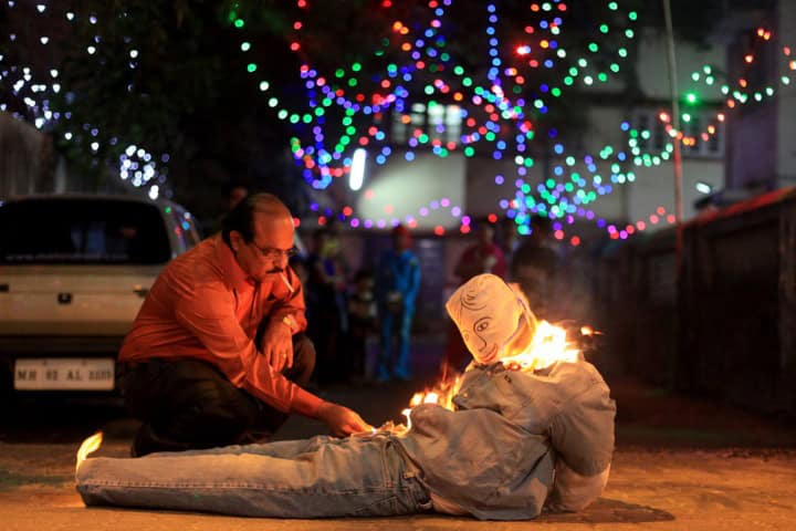 8. La quema del viejo. Foto - Una Antropóloga en la Luna (Blogger)