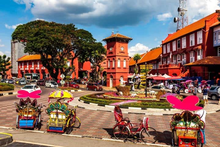 9. Dutch Square en Melaka en Malasia. Foto - Alamy