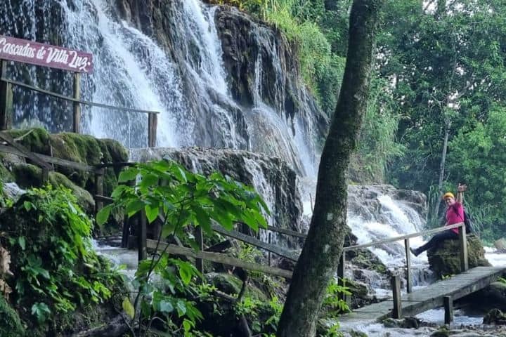 9. Cascadas de Villa de la Luz. Foto - Rehiletes