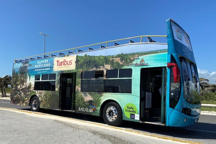 EXTRA. Turibus en Cancún. Foto - Turismo Cancún