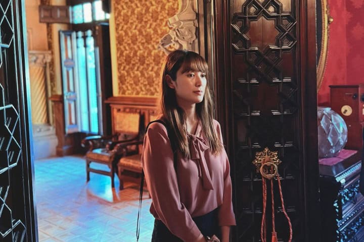 EXTRA. Visitante en la Casa Museo Amatller. Foto - @studio_dream_barcelona (Instagram)