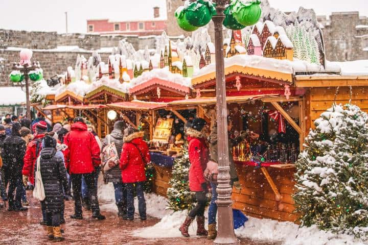 1. Mercado navideño alemán de Quebec. Foto - Marché de Noël allemand de Québec (Facebook)