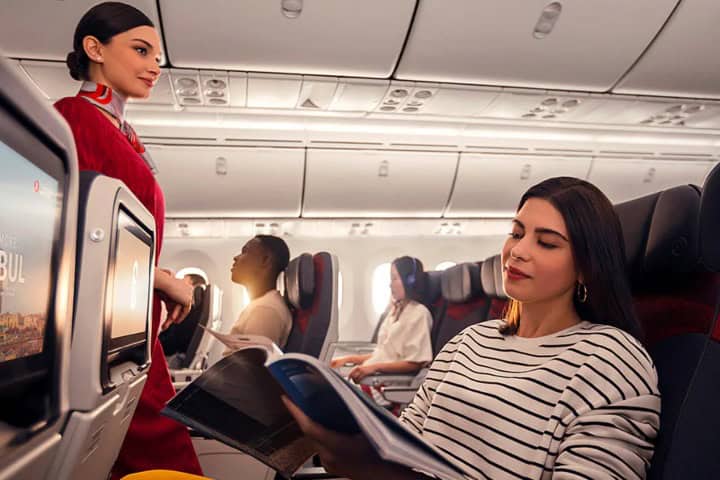 1. Clase Económica en Turkish Airlines. Foto - Turkish Airlines