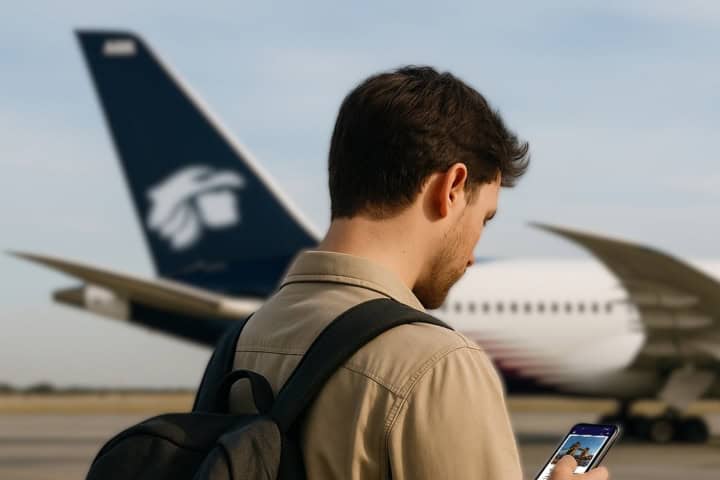 1. Viajero de Aeroméxico. Foto - @travelconnected_mx (Instagram)