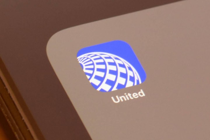 1. Icono de la app de United. Foto - Alamy