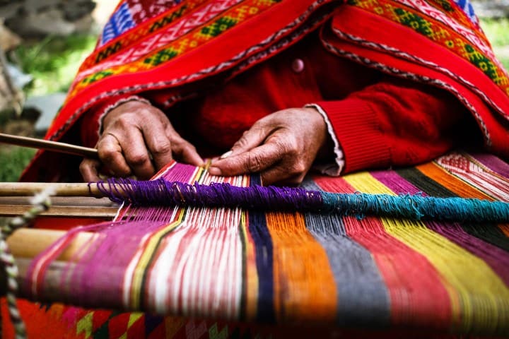 10. Arte textil del Taquile. Foto - The TreadRight Foundation
