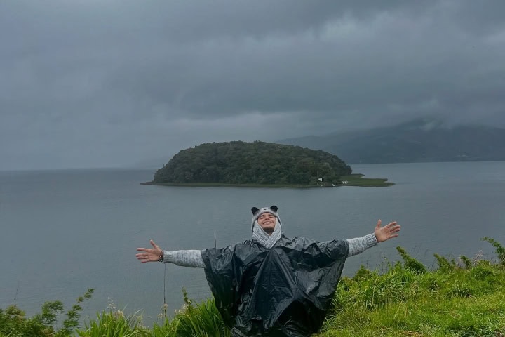 2. Visitante en el Lago de la Cocha. Foto - @mauroverry25 (Instagram)