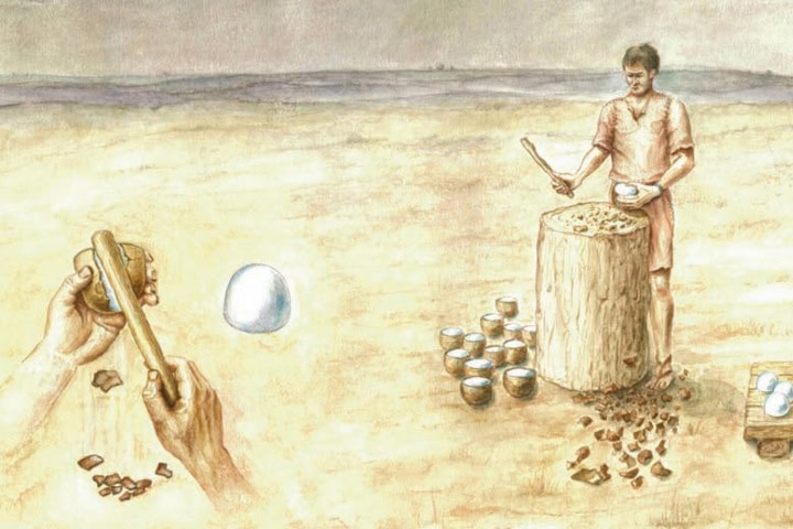 2. Bloques de sal para su comercialización. Foto - Villafáfila.net