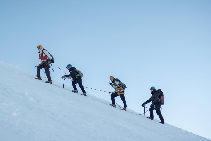 2. Alpinistas en el Pico de Orizaba. Foto - @marijoapm_95 (Instagram)