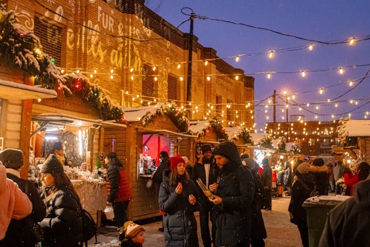 3. Pueblo navideño de Montreal. Foto - Village de Noël de Montréal (Facebook)
