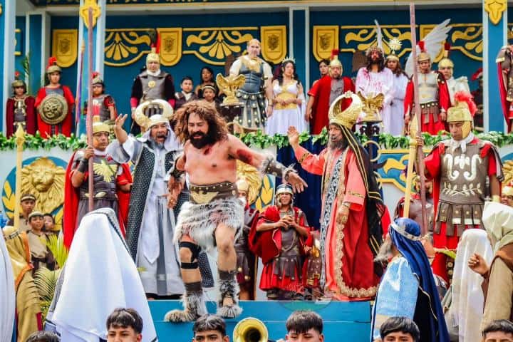3. Representación de la Pasión de Cristo. Foto - Comité Organizador de Semana Santa en Ixtapalapa A.C. (Facebook)