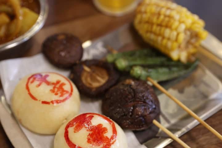 3. Comida vegetariana durante el Festival del Bollo. Foto - 香港01 (hong kong 01)