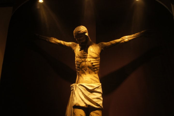 3. Figura de Jesucristo en el Ex convento de San Agustín de Hipona. Foto - Gus Espinosa