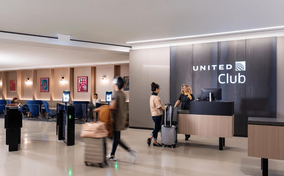 4. Sala de United Club. Foto - United Airlines