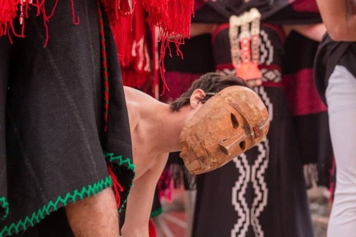 3. Máscara Kollon en baile. Foto - @cmontecarmelo (Instagram)