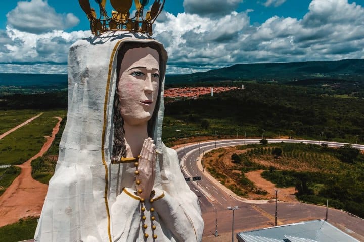 4. Primera escultura de Nuestra Señora de Fátima en villa de Crato. Foto - Shutterstock