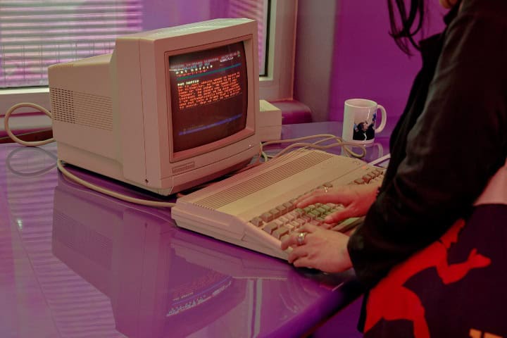 4. Computadora retro. Foto - National Communication Museum