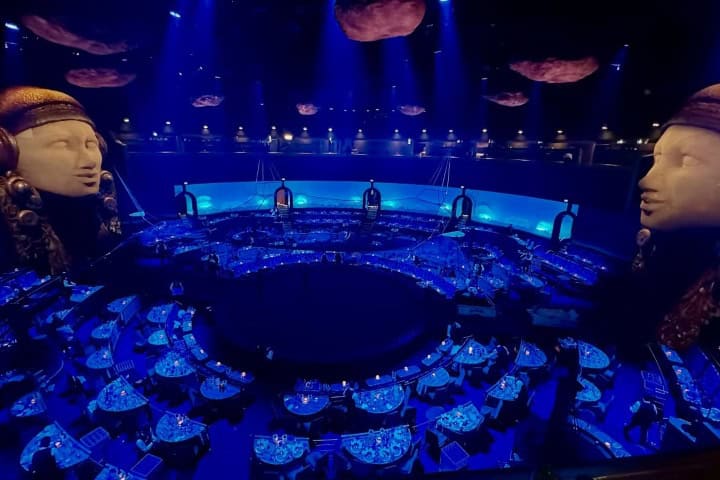4. Escenario de LUDŌ. Foto - @cirquefansmexico (Instagram)