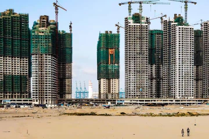 5. Construcción de Forest City. Foto - Nikkei Asia