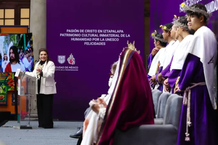 5. La Pasión de Cristo en Iztapalapa es reconocida como Patrimonio Cultural Inmaterial de la Humanidad. Foto - Amexi