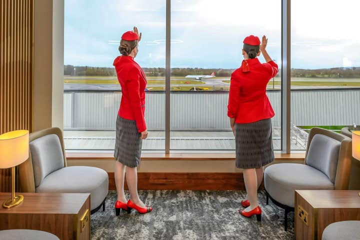 5. Vistas desde la nueva Sala VIP de Turkish en Edimburgo. Foto - Archivo Turkish Airlines