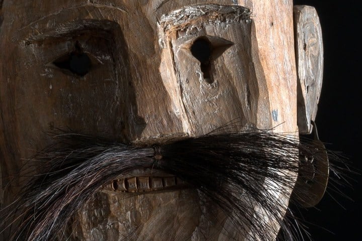 5. Máscara Kollon en el Museo Andino en Buin. Foto - @museoandino (Instagram)