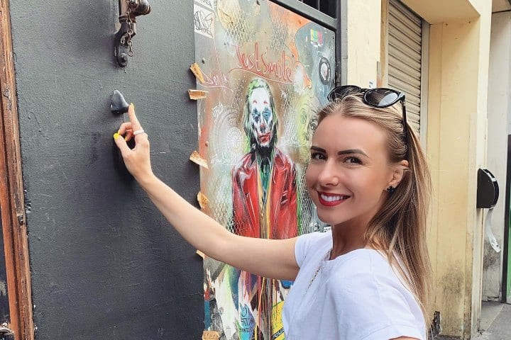 6. Viajera tras encontrar una Nariz de Soho. Foto - @oh.my.natasha (Instagram)