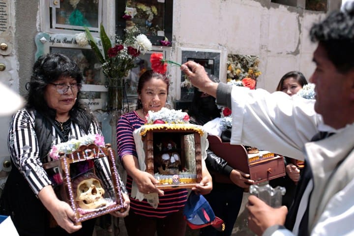 6. Bendición a craneos en el Festival de las Ñañitas. Foto - Getty Images