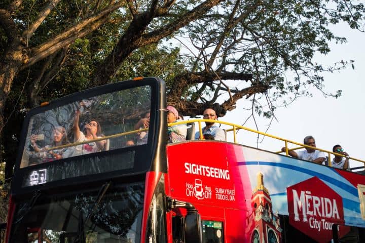 7. Turibus en Mérida. Foto - Alamy