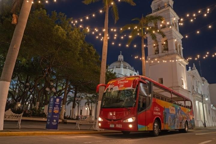 8. Turibus Nocturno en Veracruz. Foto - Turibus