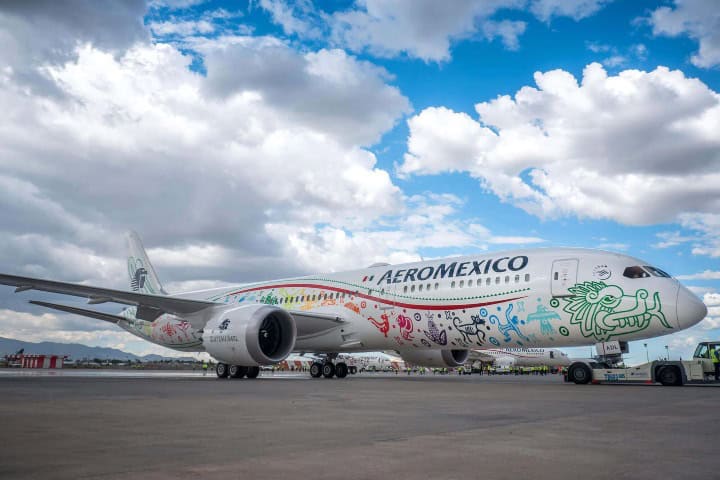 EXTRA. Boeing Dreamliner 787-9. Foto - Aeromexico