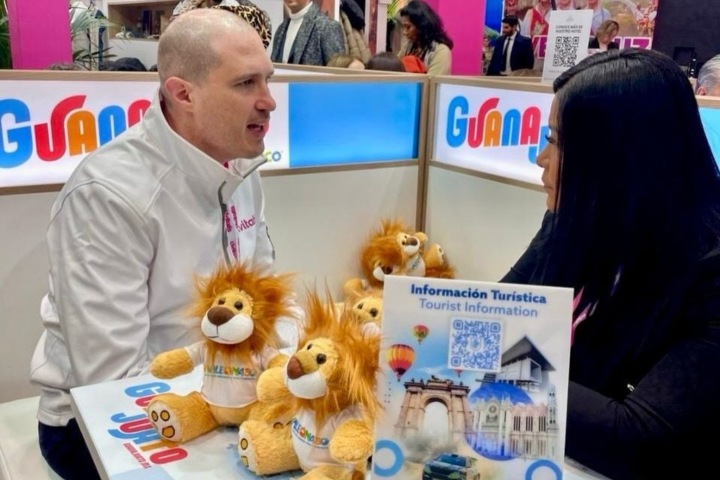10. Junta de negocios de León, Guanajuato en la FITUR 2026. Foto - @turismoleon_ (Instagram)