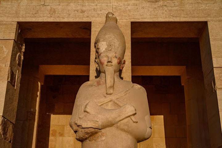 10. Estatua en el Templo de Hatshepsut. Foto - Getty Images