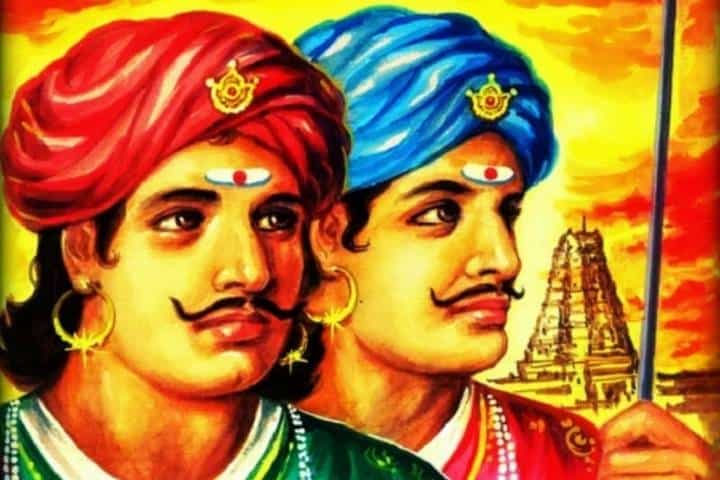 2. Ilustración de los hermanos Harihara y Bukka. Foto - Milind Dombale (Blogger)