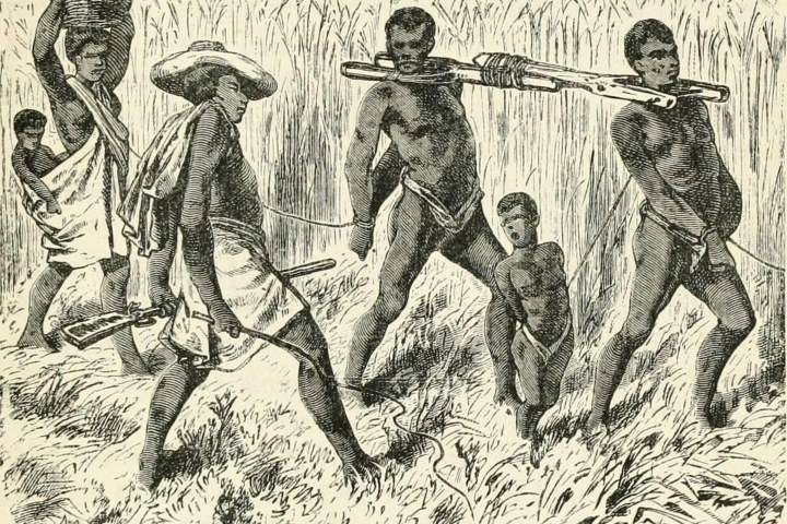 2. Grabado de esclavitud africana. Foto - Alamy